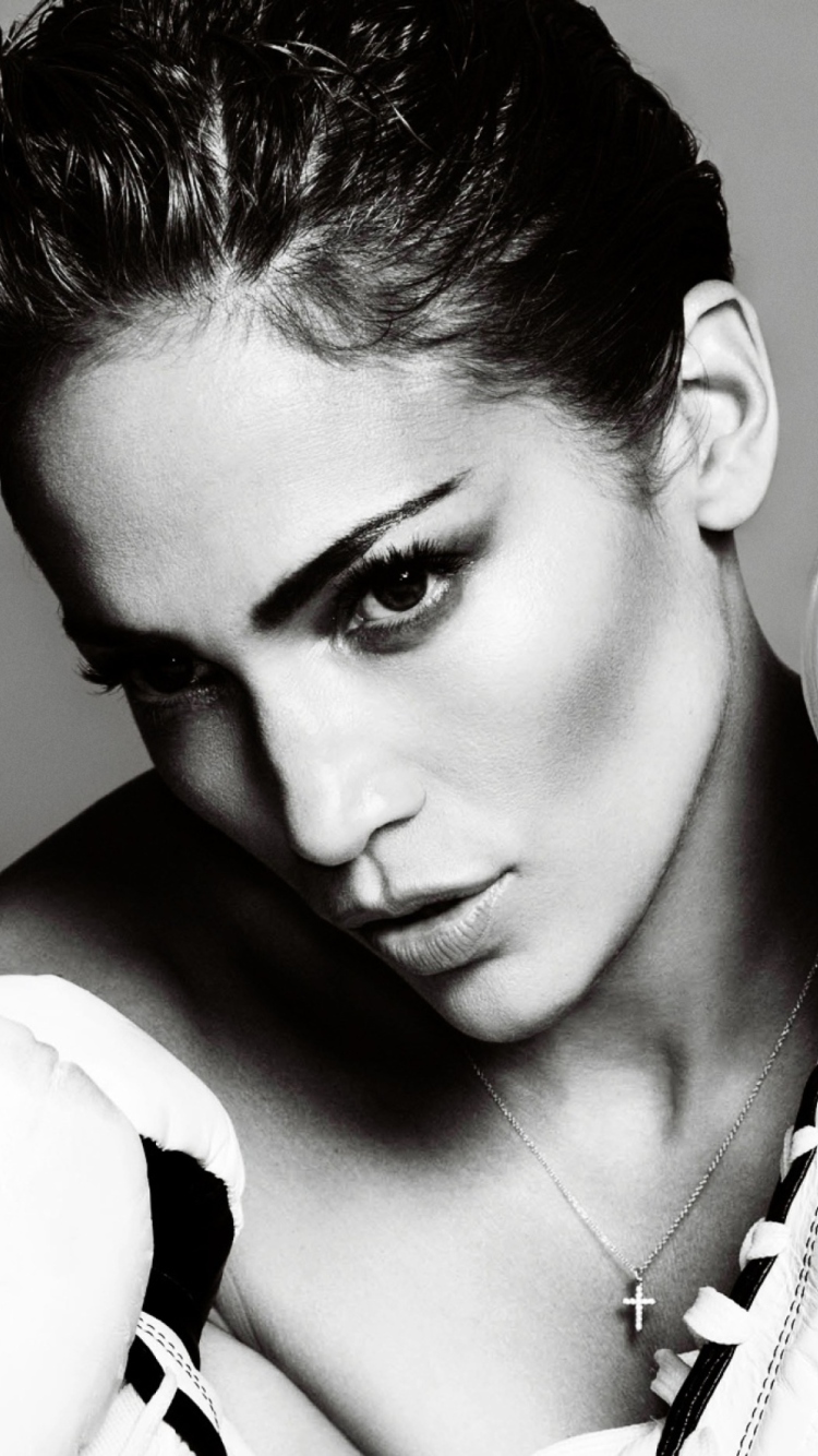 Fondo de pantalla Jennifer Lopez Boxing 750x1334