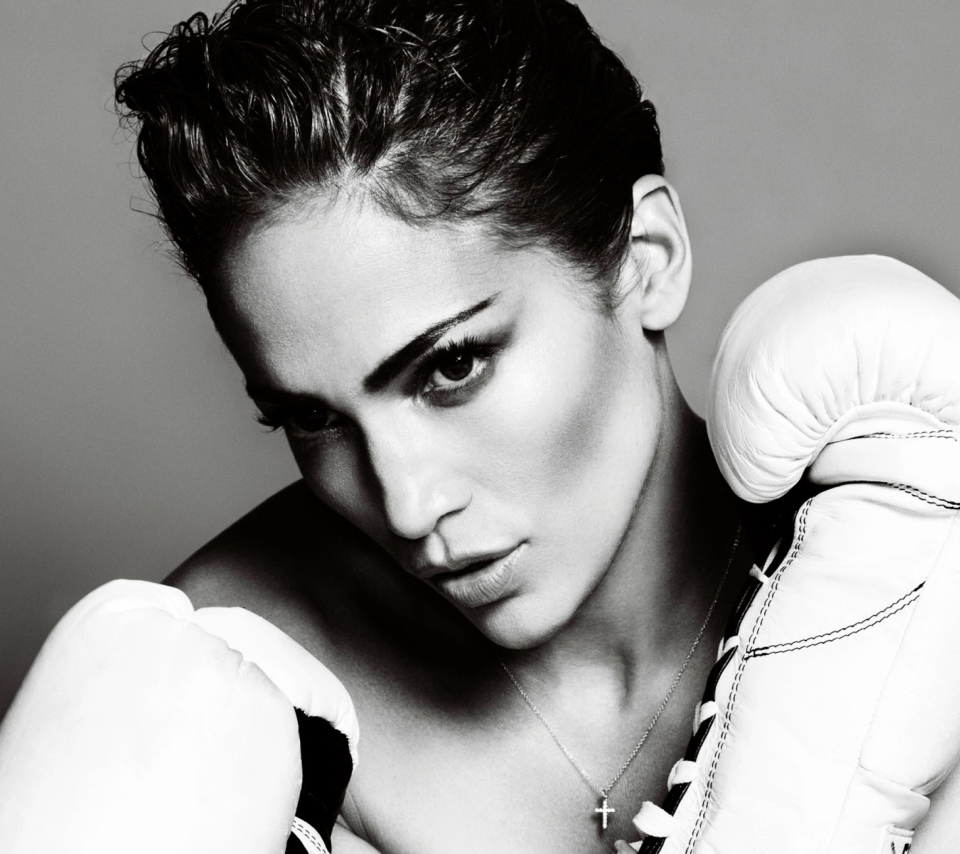 Обои Jennifer Lopez Boxing 960x854