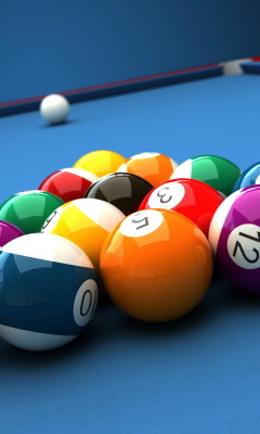 Fondo de pantalla Billiard Pool Table 240x400