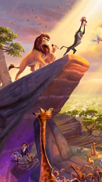 Sfondi The Lion King 360x640