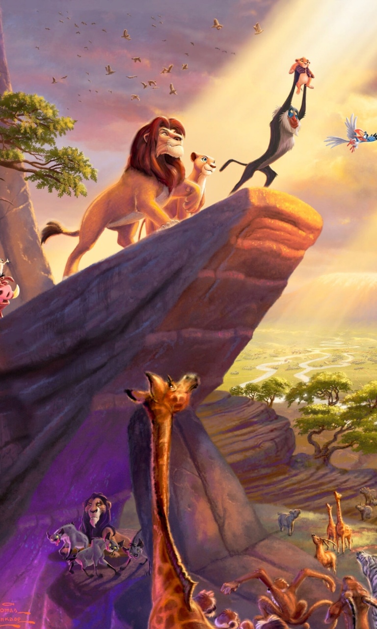 The Lion King wallpaper 768x1280