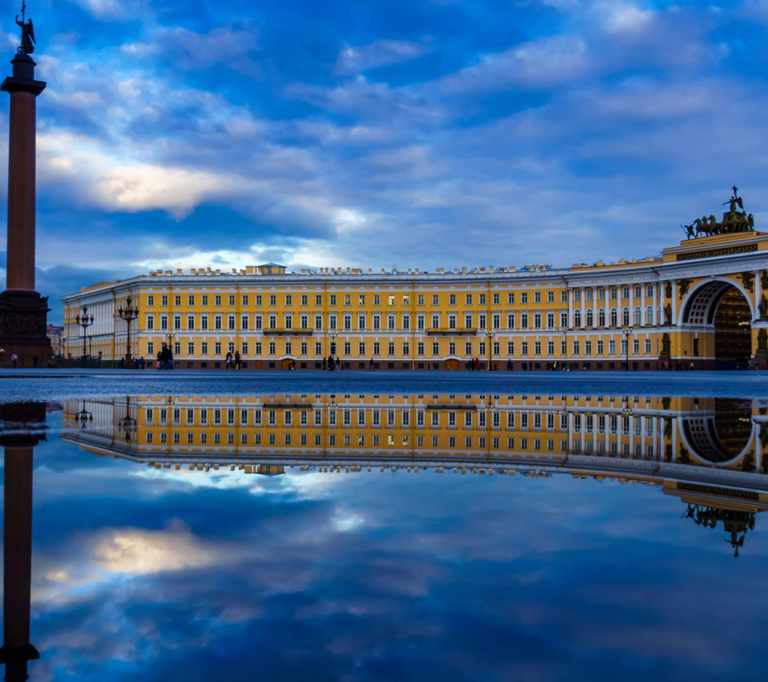 Fondo de pantalla Saint Petersburg, Winter Palace, Alexander Column 1080x960