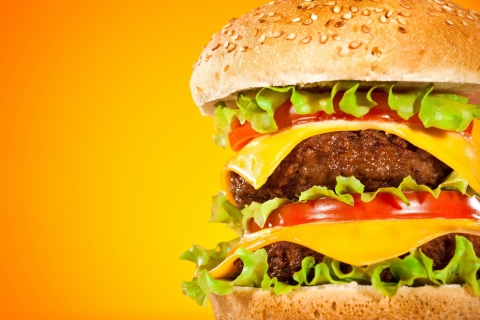 Das Double Cheeseburger Wallpaper 480x320