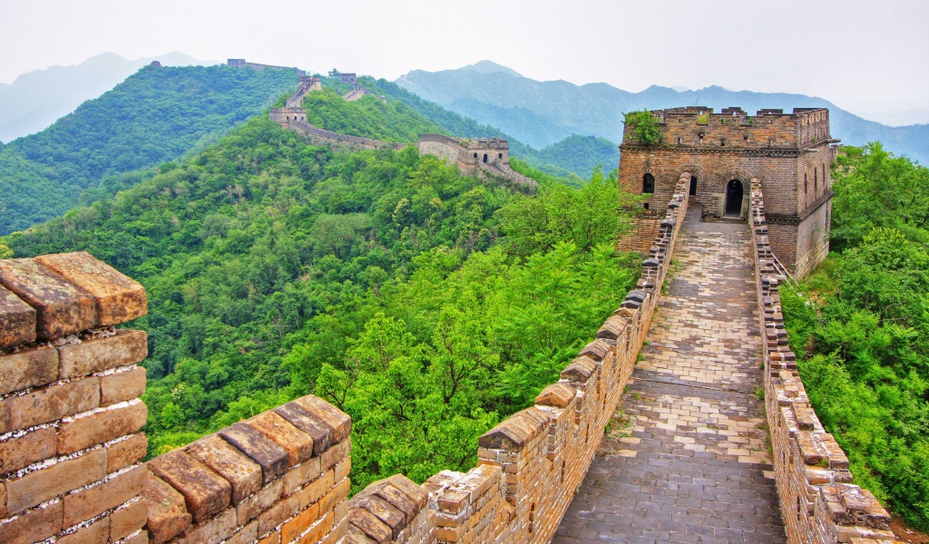 Fondo de pantalla Great Wonder Wall in China 1024x600