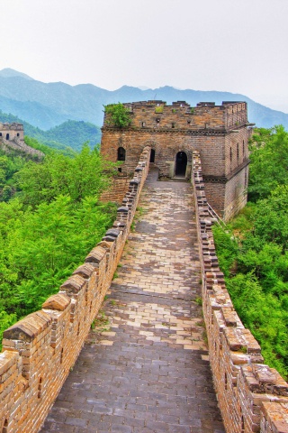 Das Great Wonder Wall in China Wallpaper 320x480