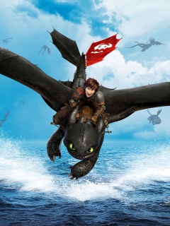 Screenshot №1 pro téma 2014 How To Train Your Dragon 240x320