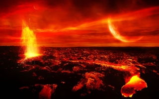 Seismic Eruption - Obrázkek zdarma pro Samsung Galaxy Ace 3