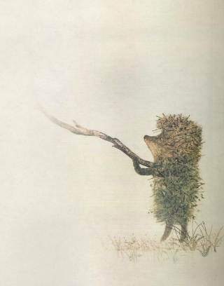 Hedgehog In Fog Russian Cartoon - Obrázkek zdarma pro Nokia X3