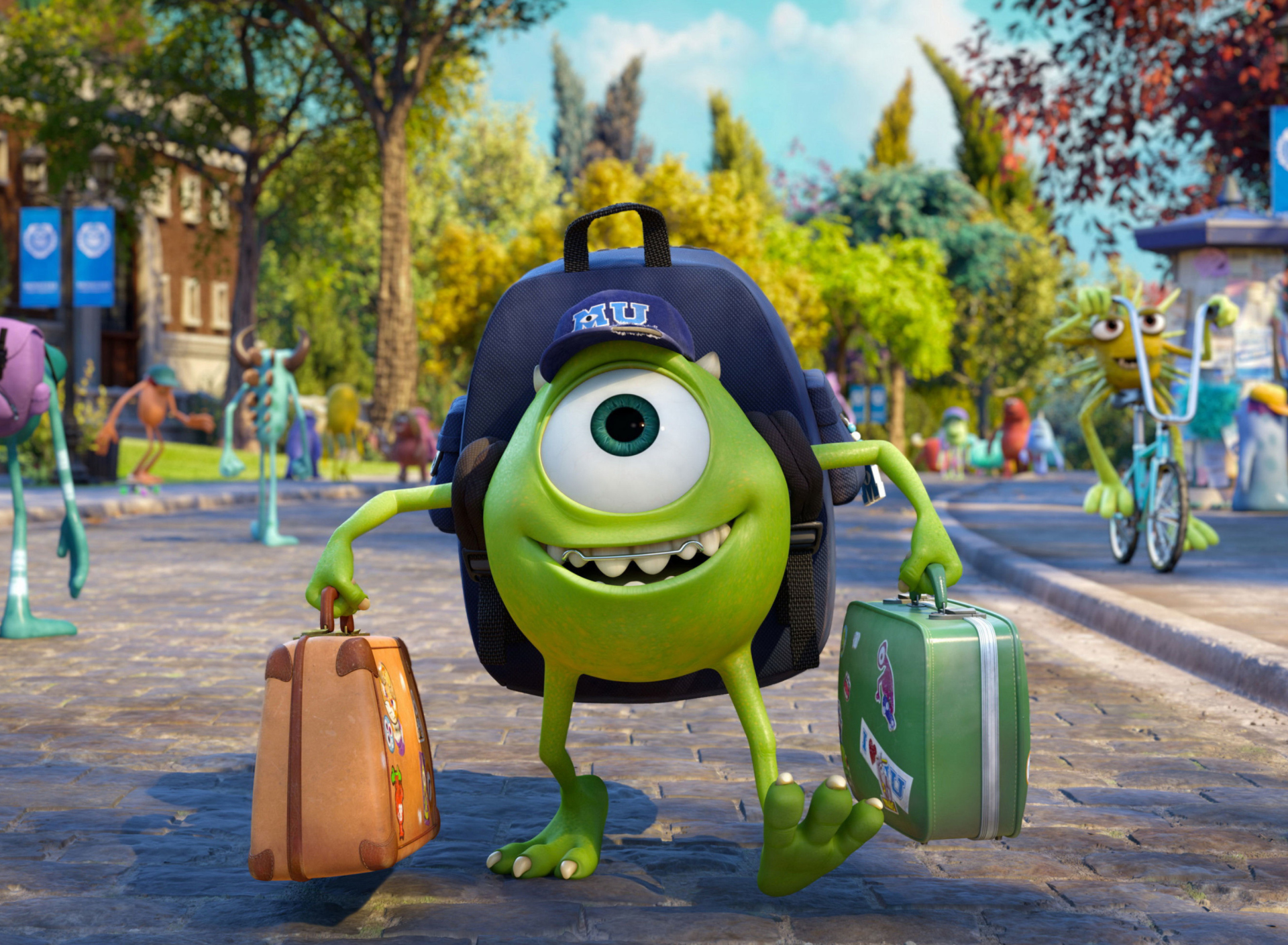 Screenshot №1 pro téma Monsters Uiversity Disney Pixar 1920x1408