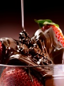 Chocolate Covered Strawberries wallpaper 132x176