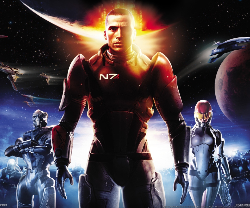 Das Mass Effect Wallpaper 960x800