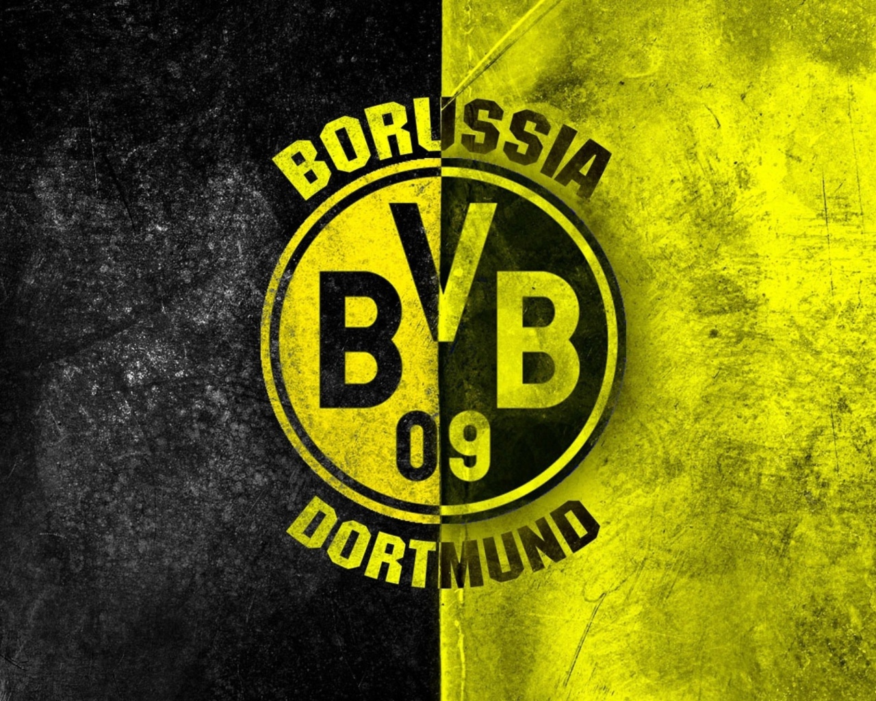 Das Borussia Dortmund Logo BVB Wallpaper 1280x1024