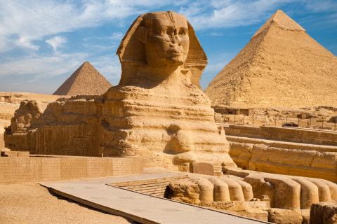 Sfondi Egyptian Pyramids 480x320