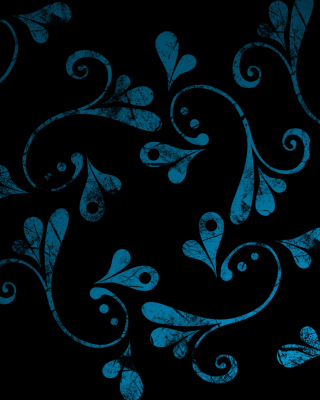 Dark Blue Pattern - Obrázkek zdarma pro 320x480