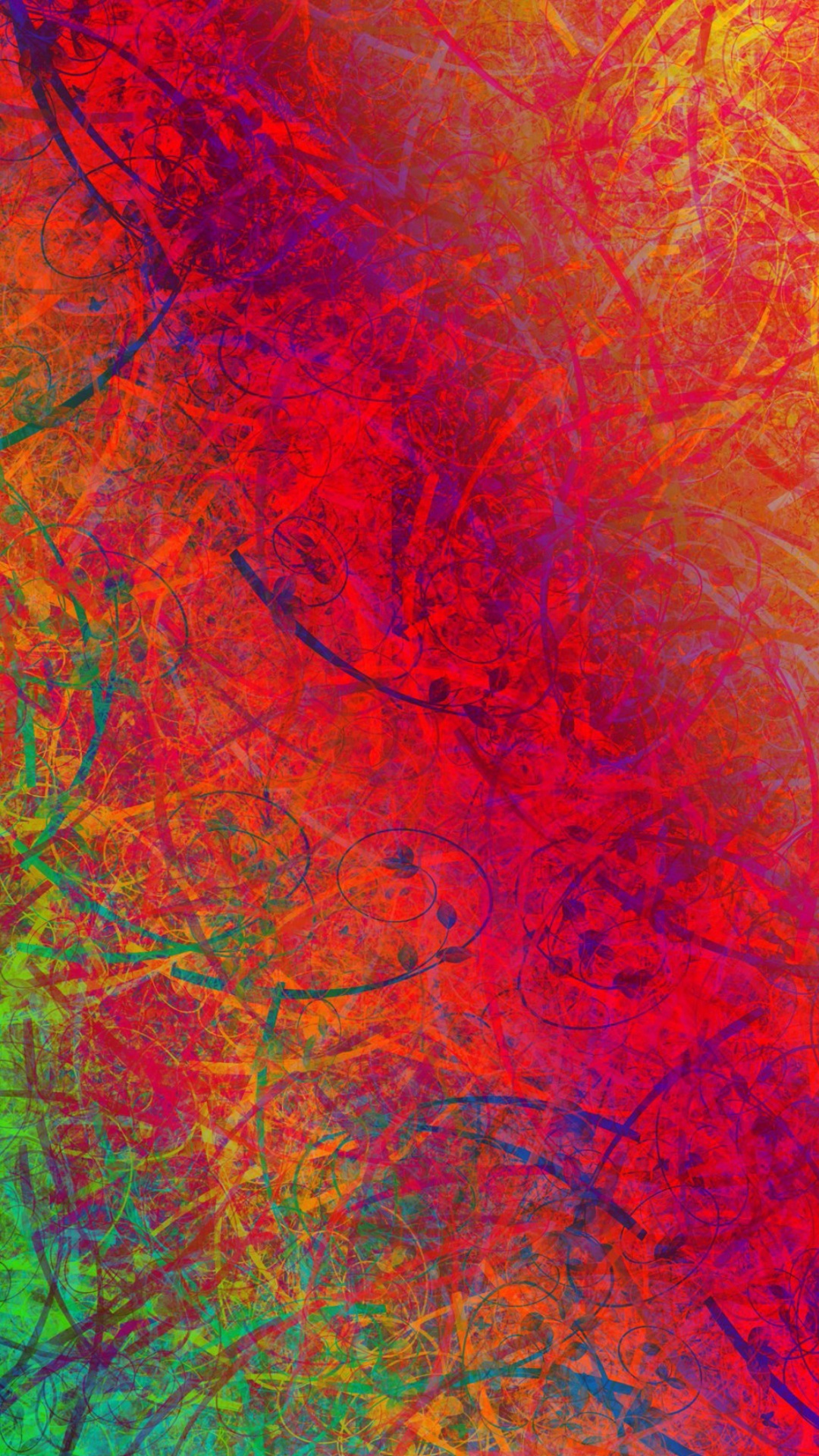 Sfondi Color Strokes 1080x1920