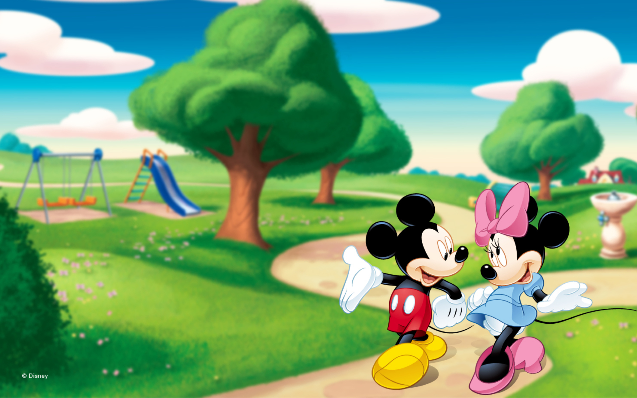 Screenshot №1 pro téma Mickey And Minnie 2560x1600