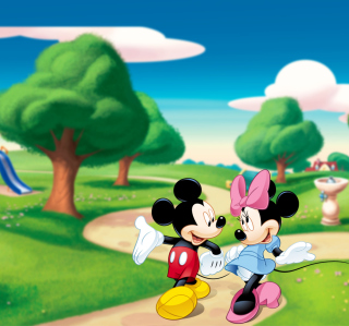 Kostenloses Mickey And Minnie Wallpaper für iPad mini