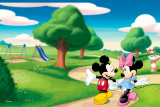 Mickey And Minnie - Obrázkek zdarma pro Nokia Asha 210