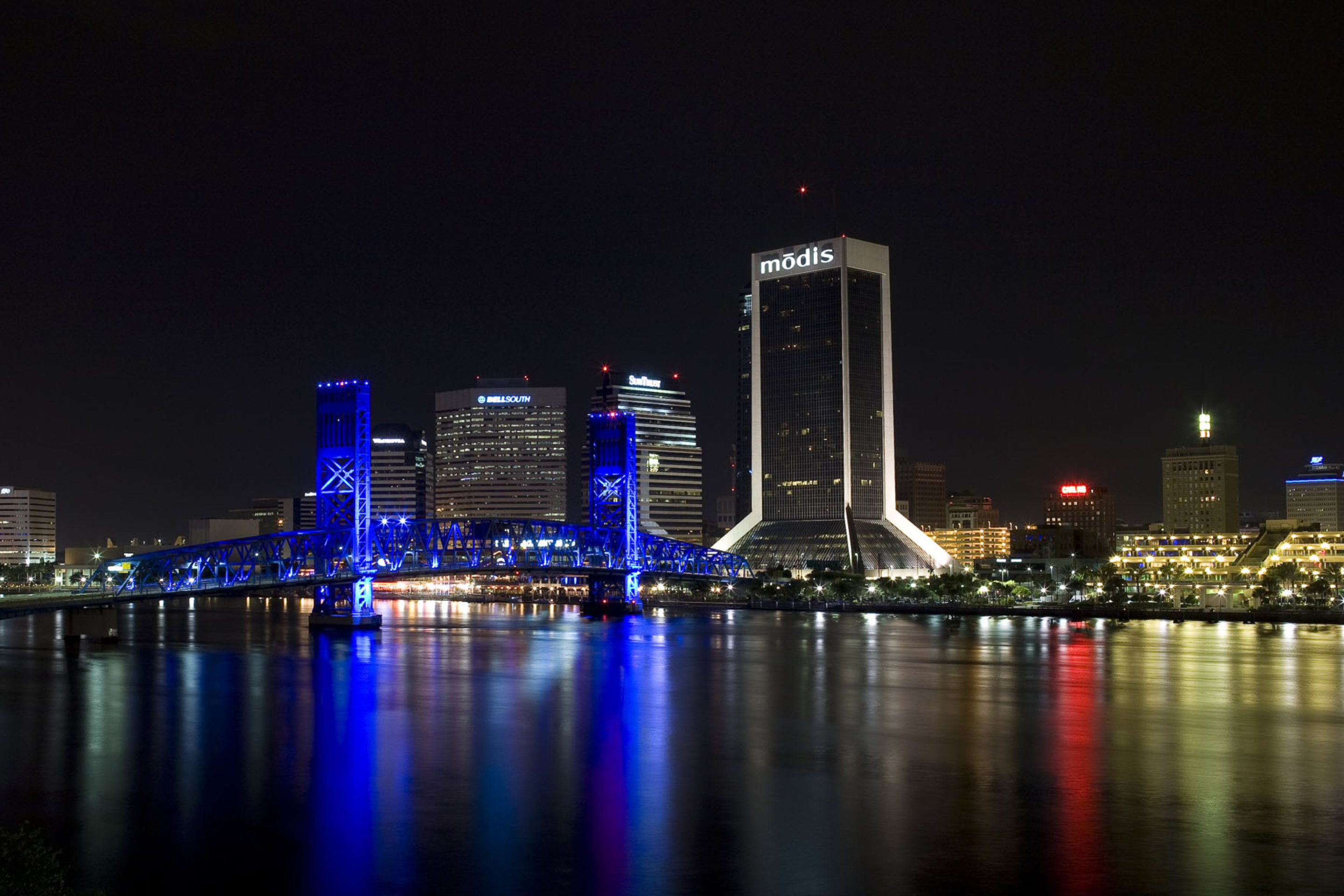 Das Jacksonville Skyline Wallpaper 2880x1920