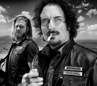 Kostenloses Opie and Tig in Sons of Anarchy Wallpaper für iPad 2
