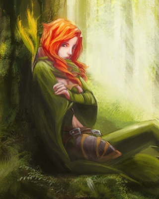 Forest Girl - Obrázkek zdarma pro 480x640