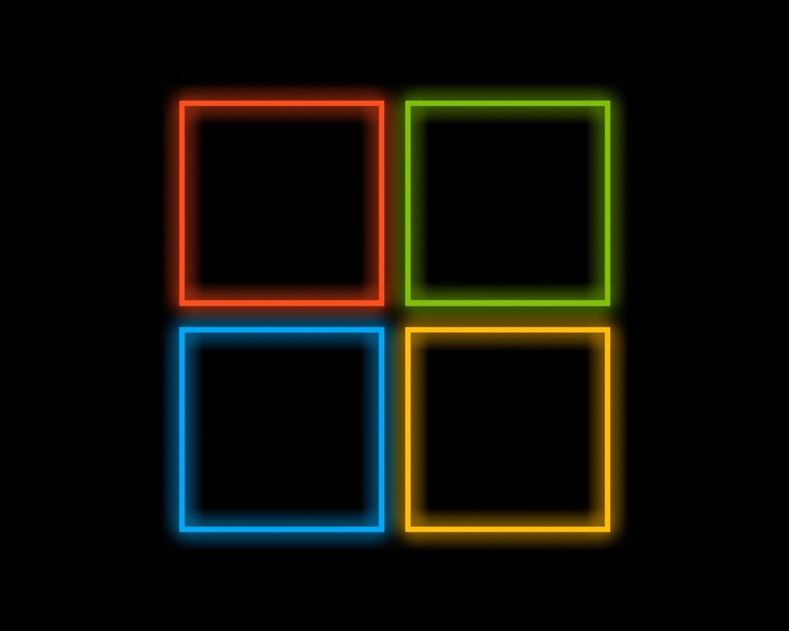 Обои OS Windows 10 Neon 1600x1280