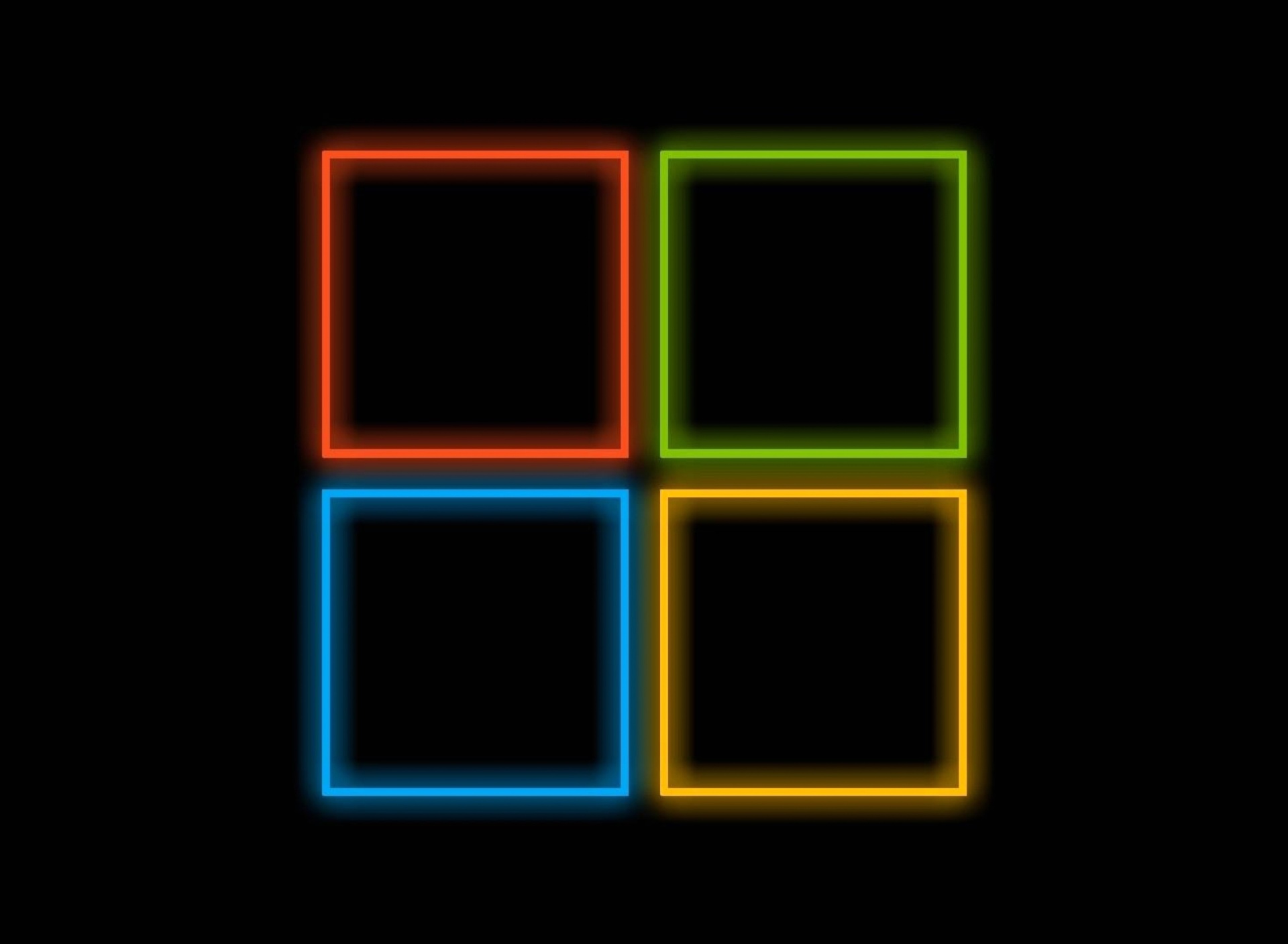 Обои OS Windows 10 Neon 1920x1408