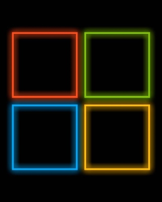 Kostenloses OS Windows 10 Neon Wallpaper für 132x176