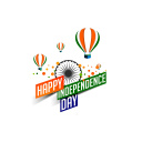 Das Happy Independence Day of India 2016, 2017 Wallpaper 128x128