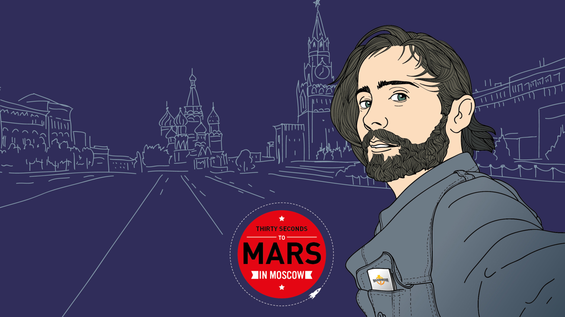 Sfondi 30 Seconds To Mars In Moscow 1920x1080