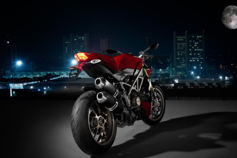 Fondo de pantalla Ducati Streetfighter 480x320