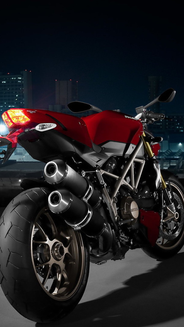Fondo de pantalla Ducati Streetfighter 640x1136