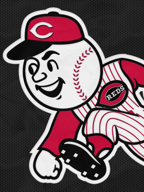 Обои Cincinnati Reds Baseball team 480x640