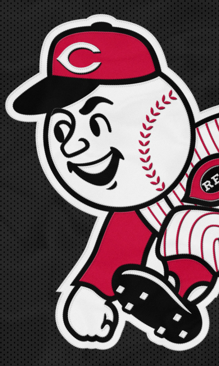 Das Cincinnati Reds Baseball team Wallpaper 768x1280