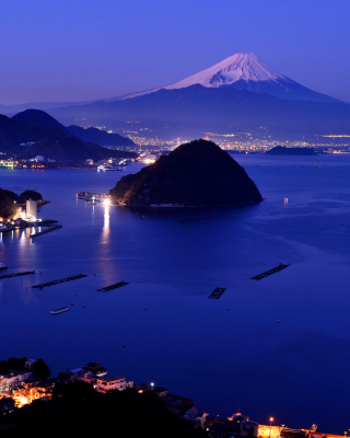 Night Fuji - Obrázkek zdarma pro iPhone 5S