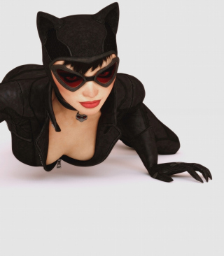 Batman Arkham City Video Game Catwoman - Obrázkek zdarma pro 132x176