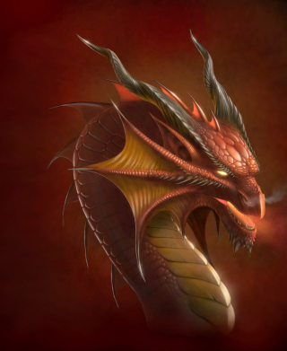 Dragon Head - Obrázkek zdarma pro 128x160