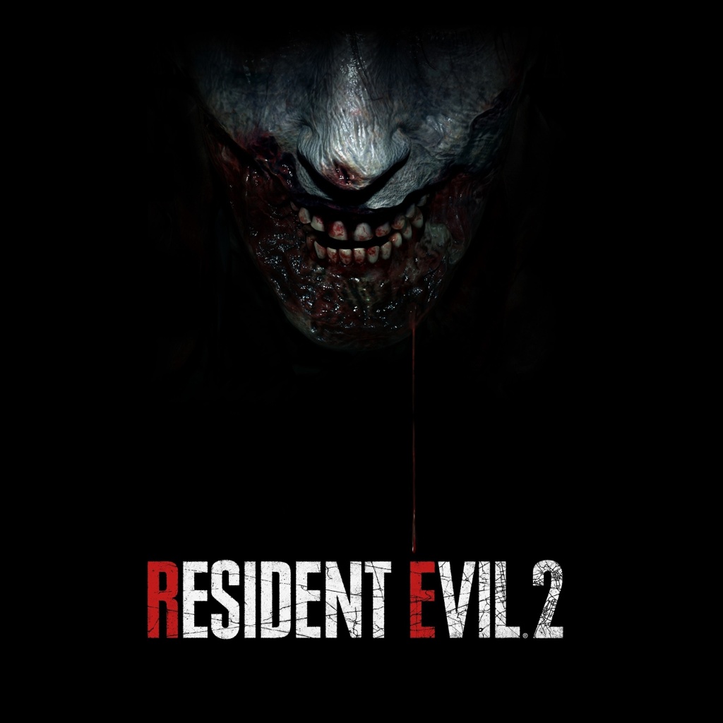 Обои Resident Evil 2 2019 Zombie Emblem 1024x1024