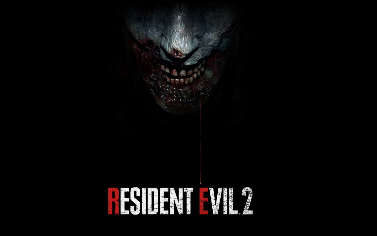 Resident Evil 2 2019 Zombie Emblem wallpaper 1280x800