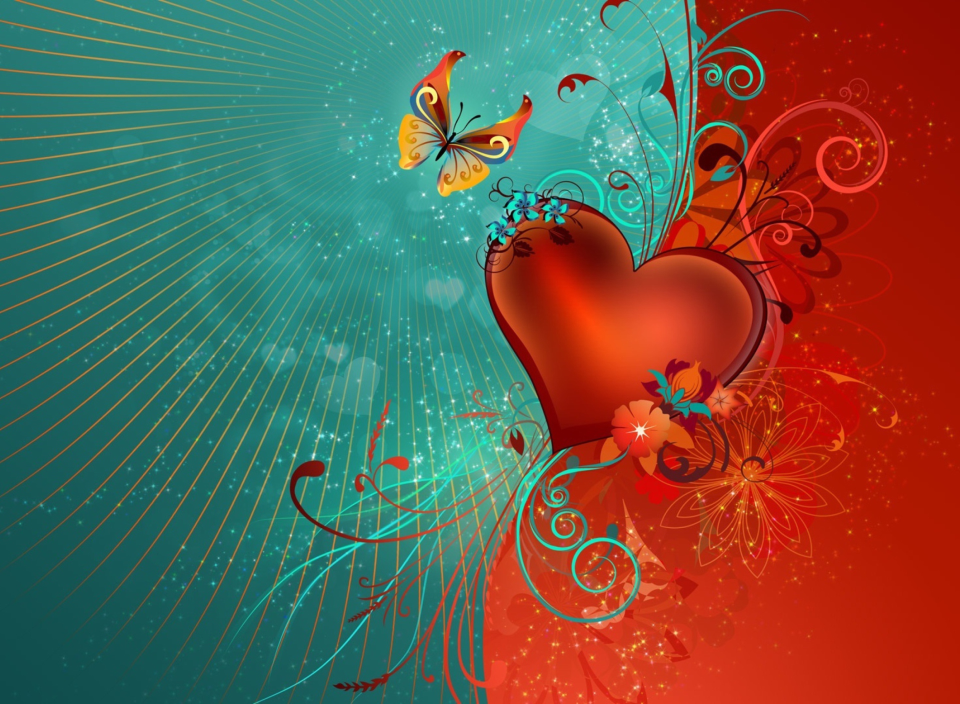 Das Love Heart Wallpaper 1920x1408