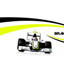 Screenshot №1 pro téma Brawn GP by FordGT 128x160