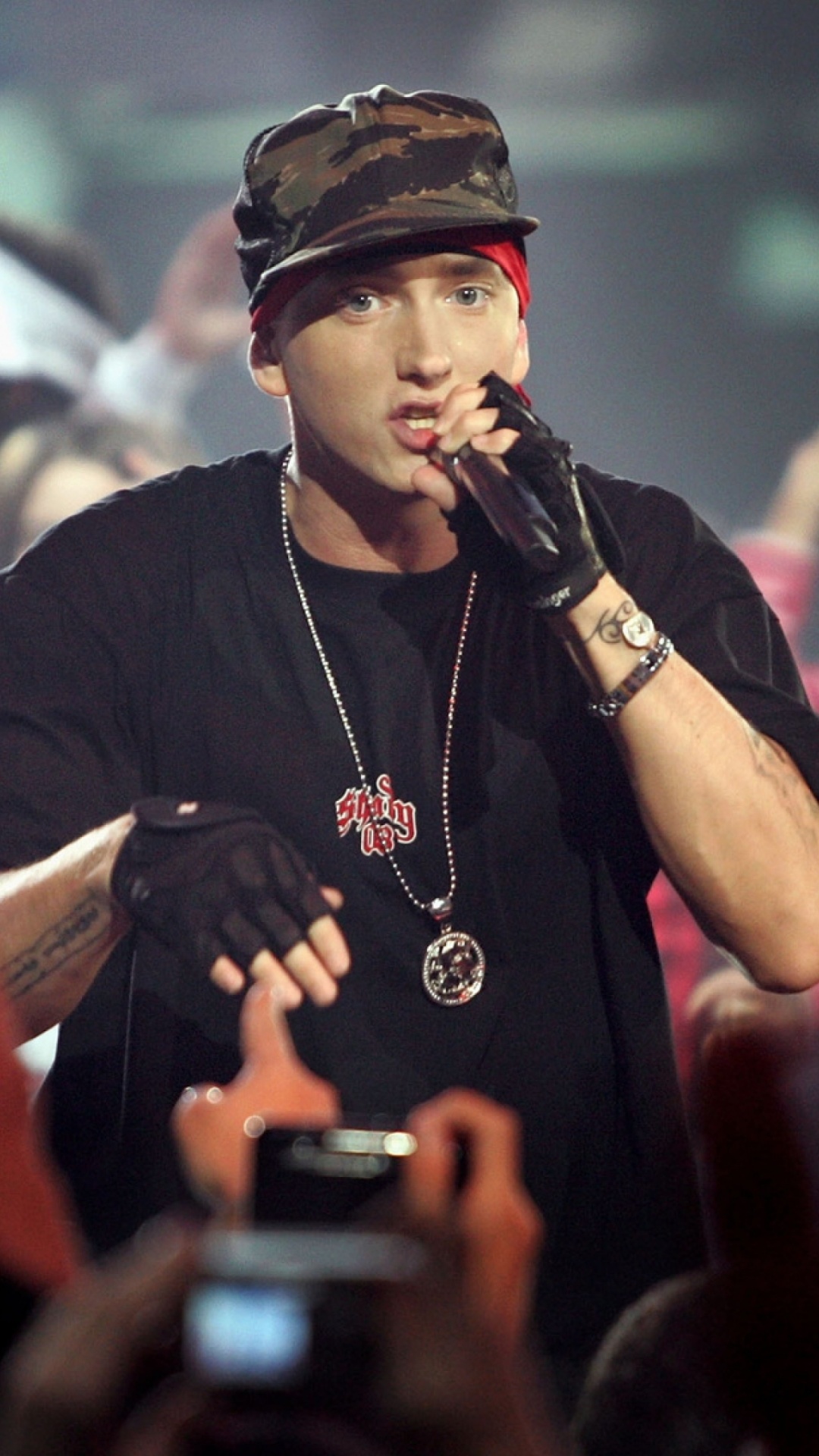 Fondo de pantalla Eminem Live Concert 1080x1920