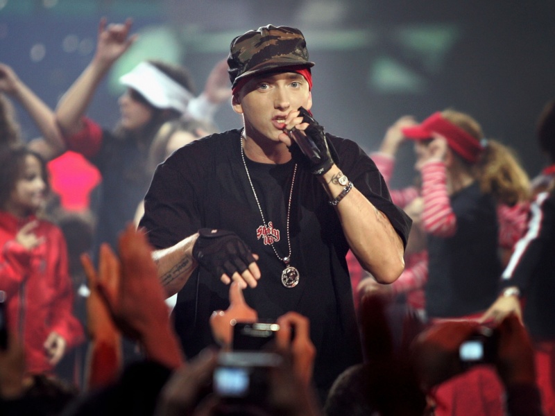 Das Eminem Live Concert Wallpaper 800x600