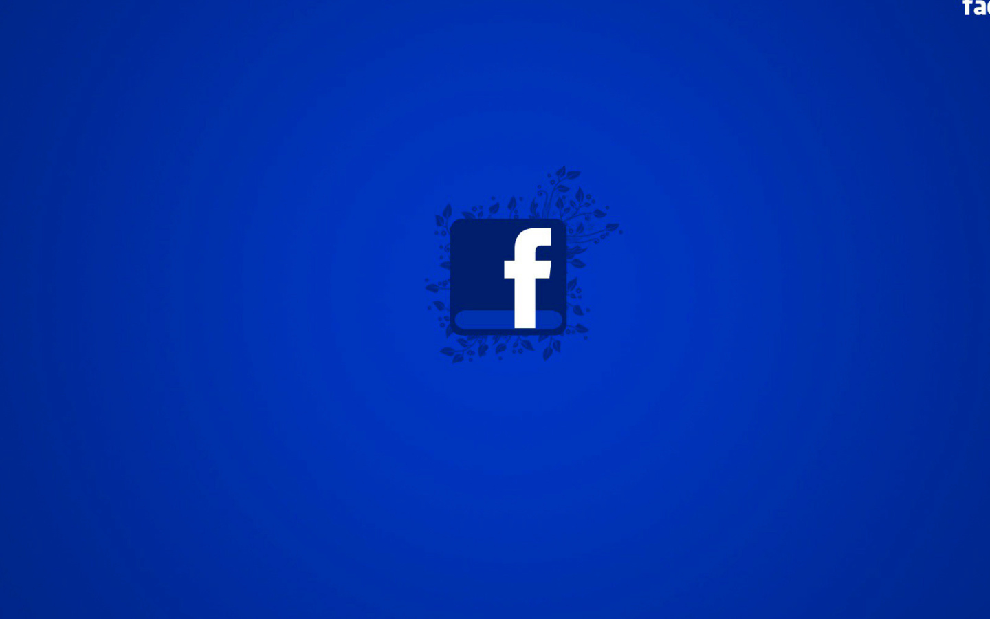 Screenshot №1 pro téma Facebook Social Network Logo 1440x900