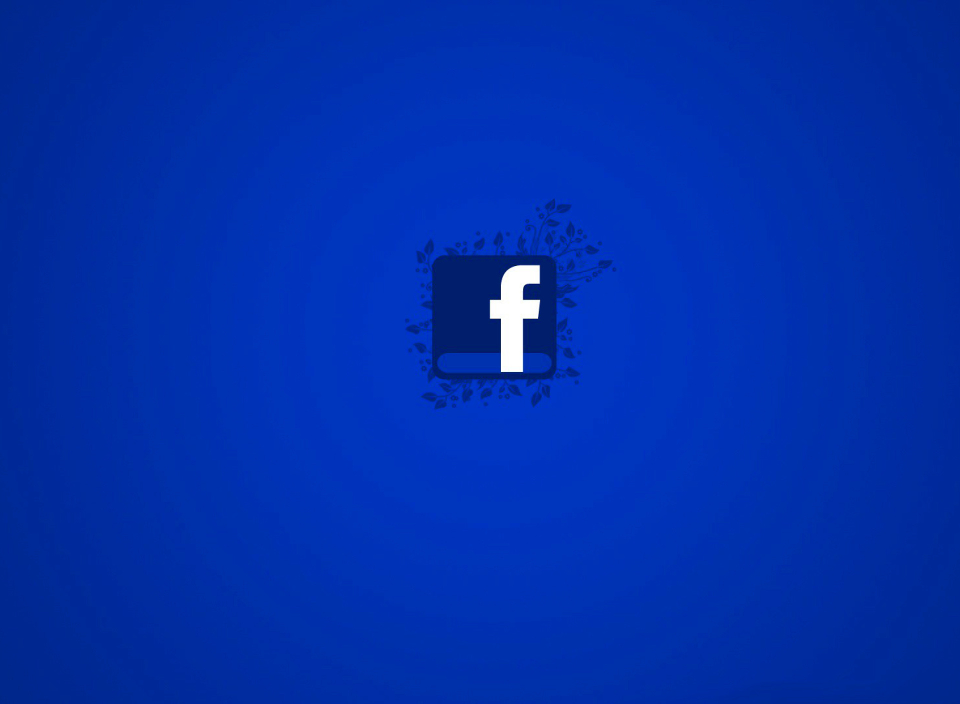 Fondo de pantalla Facebook Social Network Logo 1920x1408