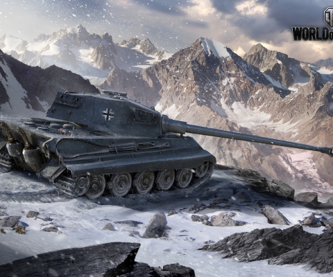 Screenshot №1 pro téma Tiger II - World of Tanks 480x400