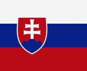 Das Slovakia Flag Wallpaper 176x144