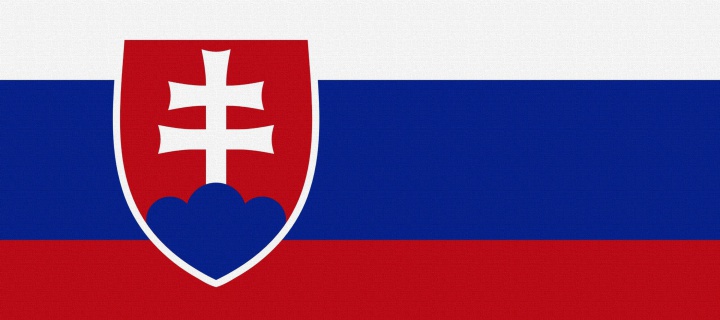 Das Slovakia Flag Wallpaper 720x320