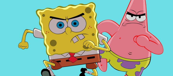 Screenshot №1 pro téma Grumpy Spongebob 720x320