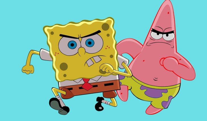 Обои Grumpy Spongebob